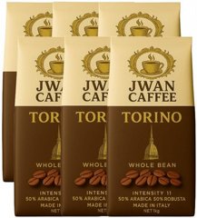6 ק"ג פולי קפה Jwan Caffee Torino 50% arabica חוזק 11 6 ק"ג פולי קפה Jwan Caffee Torino 50% arabica חוזק 11