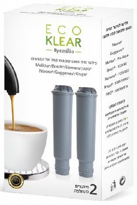 �� 2 ������ Eco Klear ���� ������� ��� ���� ������� ���: ����� Melitta / ����� Krups / ������ Nivona / ����� Siemens / ��� Bosch / AEG / Gaggenau
