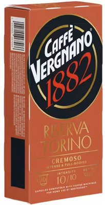 10 ������� ��������� ������ ������ CAFFE VERGNANO Cremoso Riserva Torino ���� 10/10