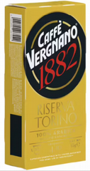 10 קפסולות אלומיניום תואמות נספרסו CAFFE VERGNANO 100% Arabica Riserva Torino חוזק 4/10 10 קפסולות אלומיניום תואמות נספרסו CAFFE VERGNANO 100% Arabica Riserva Torino חוזק 4/10