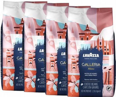 4 �"� ���� ��� Lavazza Galleria Milano 100% arabica ���� 7/10