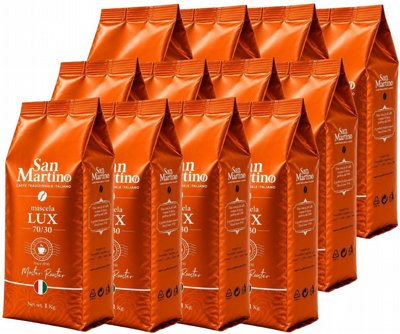 4 �"� ���� ��� San Martino LUX 70% Arabica ���� 8/10