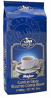 פולי קפה Saquella Espresso Major Coffee Beans 1Kg
