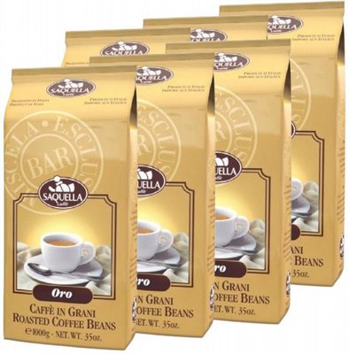 6 �"� ���� ��� Saquella Espresso ORO Coffee Beans 