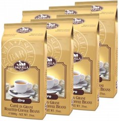 6 �"� ���� ��� Saquella Espresso ORO Coffee Beans 