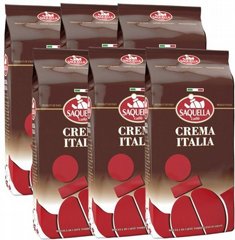 6 ק"ג פולי קפה Saquella Espresso CREAMA ITALIA Coffee Beans 6 ק"ג פולי קפה Saquella Espresso CREAMA ITALIA Coffee Beans