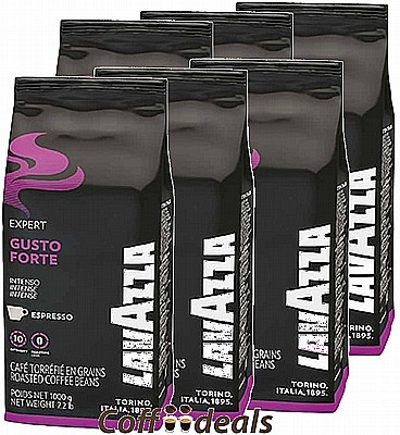 פולי קפה Lavazza coffee beans gusto forte 6kg
