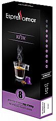 10 קפסולות Espressomor Alto למכונת נספרסו 10 קפסולות Espressomor Alto למכונת נספרסו