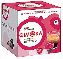 64 קפסולות איטלקיות תואמות דולצה גוסטו gimoka Espresso Intenso Dolce Gusto 64 קפסולות איטלקיות תואמות דולצה גוסטו gimoka Espresso Intenso Dolce Gusto