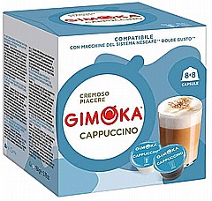 16 קפסולות איטלקיות תואמות דולצה גוסטו gimoka Espresso Cappuccino Dolce Gusto 16 קפסולות איטלקיות תואמות דולצה גוסטו gimoka Espresso Cappuccino Dolce Gusto