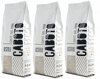 פולי קפה caffe caboto ostro 3 kg