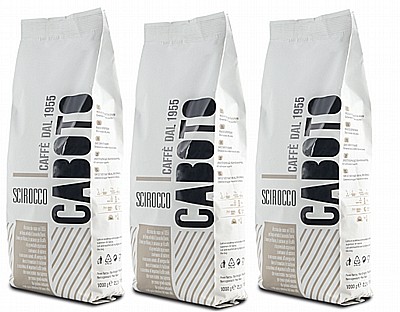 פולי קפה caffe caboto Scirocco 3 kg