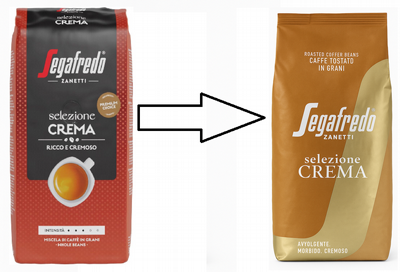 1 �"� ���� ��� segafredo crema