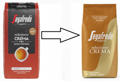 1 ק"ג פולי קפה segafredo crema 1 ק"ג פולי קפה segafredo crema