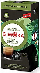10 קפסולות אלומיניום תואמות נספרסו gimoka italy Brazil 10 קפסולות אלומיניום תואמות נספרסו gimoka italy Brazil