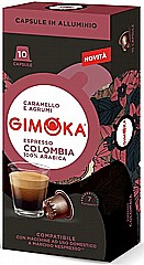10 קפסולות אלומיניום תואמות נספרסו gimoka italy Colombia 10 קפסולות אלומיניום תואמות נספרסו gimoka italy Colombia