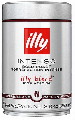 250 גרם פולי קפה illy intenso bold roast 100% arabica