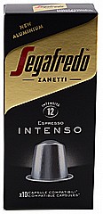 10 קפסולות אלומניום תואמת נספרסו segafredo Intenso עוצמה 12 10 קפסולות אלומניום תואמת נספרסו segafredo Intenso עוצמה 12