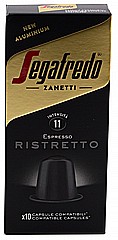 10 קפסולות אלומניום תואמת נספרסו segafredo Ristretto עוצמה 11 10 קפסולות אלומניום תואמת נספרסו segafredo Ristretto עוצמה 11