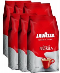 6 ק"ג פולי קפה Lavazza Qualita Rossa beans חוזק 5 6 ק"ג פולי קפה Lavazza Qualita Rossa beans חוזק 5