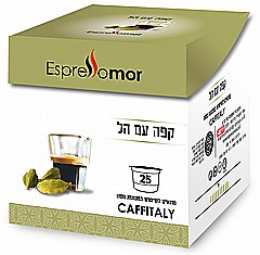 25 קפסולות תואמת קאפיטאלי espresso mor קפה עם הל 25 קפסולות תואמת קאפיטאלי espresso mor קפה עם הל