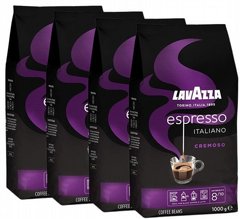 Lavazza Espresso Cremoso 4kg חוזק 8 Lavazza Espresso Cremoso 4kg חוזק 8