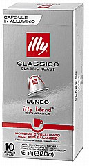 10 קפסולות אילי תואם נספרסו אלומניום illy classico 100% arabica 10 קפסולות אילי תואם נספרסו אלומניום illy classico 100% arabica