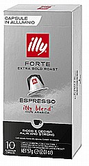 10 קפסולות אילי תואם נספרסו אלומניום illy forte 100% arabica 10 קפסולות אילי תואם נספרסו אלומניום illy forte 100% arabica