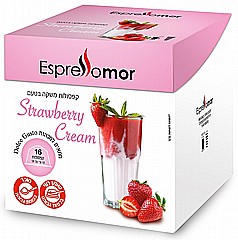 16 קפסולות תואמות דולצה גוסטו espresso mor dolce gusto STRAWBERRY CREAM 16 קפסולות תואמות דולצה גוסטו espresso mor dolce gusto STRAWBERRY CREAM