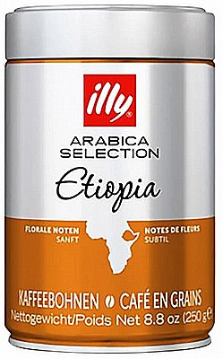250 גרם פולי קפה illy Monoarabica Ethiopia 100% arabica