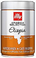 250 גרם פולי קפה illy Monoarabica Ethiopia 100% arabica 250 גרם פולי קפה illy Monoarabica Ethiopia 100% arabica