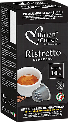 20 ������� ��������� ITALIAN COFFEE RISTRETTO ����� 10