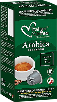20 ������� ��������� ITALIAN COFFEE ESPRESSO ARABICA ����� 7