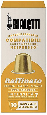 10 ������� �������� ������� ������ BIALETTI NESPRESSO RAFFINATO 100% arabica ����� 7