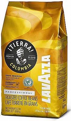 1 �"�  Lavazza Tierra Colombia 100% arabica